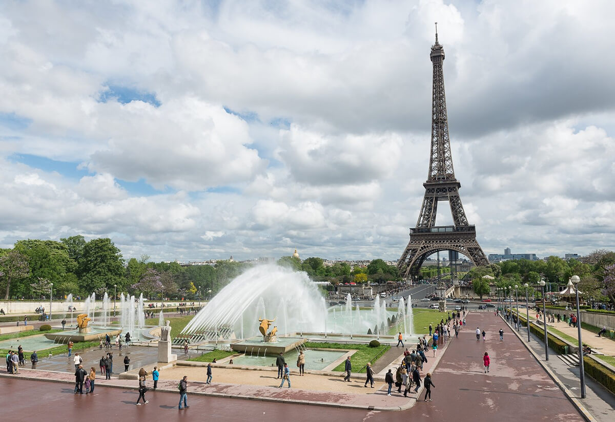 Esplanade du Trocadéro fontaines